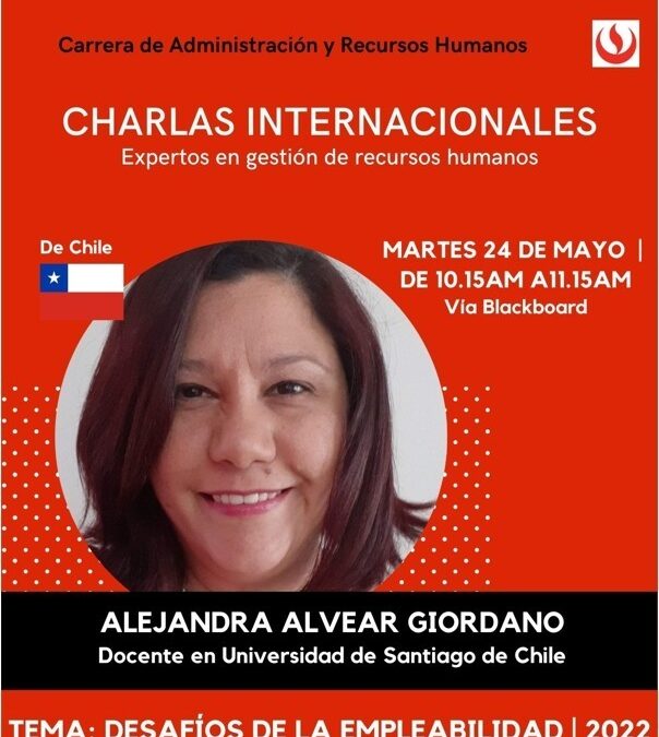 Alejandra Alvear, nuestra consultora asociada, participó en charlas internacionales de la UPC, Perú.